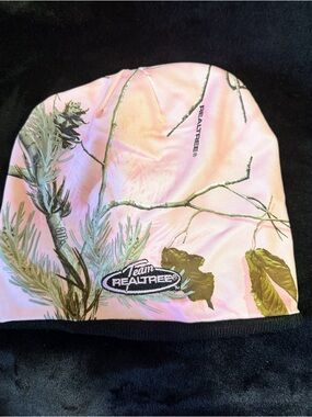 Realtree Pink Camo Hat with Team Realtree Patch